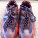 Men’s Hugo Boss Casual Fashion Sneaker Size 46 US 12.5, 13 Brown Orange