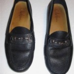 COLE HAAN MENS SHOES BLACK LEATHER LOAFERS SLIP-ON