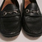 COLE HAAN MENS SHOES BLACK LEATHER LOAFERS SLIP-ON