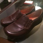 Clarks Unstructured Sz 9m Brown Leather