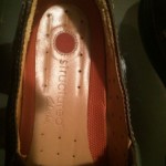 Clarks Unstructured Sz 9m Brown Leather