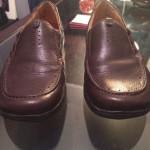 Clarks Unstructured Sz 9m Brown Leather