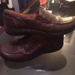 Clarks Unstructured Sz 9m Brown Leather