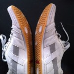 Diesel Mens Shoes 8.5 8 1/2 White Sneakers Casual Gray Stripes