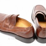 Cole Haan Camden Penny C07514 9.5 mahogany brown leather Loafer Apron shoe New