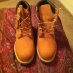 Timberland Mens 6 Inch Boot Wht/ble Sz.12