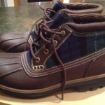 NEW COLE HAAN NIKE AIR SCOUT CHUKKA BROWN PLAID MEN’S LEATHER BOOTS SIZE 11