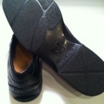 COLE HAAN Loafer Matte Black Leather Slip On Shoes Nike Air Sole 10M Retail $158