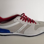 NIB HUGO BOSS Orange Vintage Orlet Sneaker Open White #50244402-120 US Size 9 M
