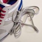 NIB HUGO BOSS Orange Vintage Orlet Sneaker Open White #50244402-120 US Size 9 M