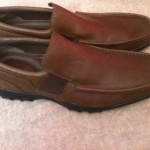 Cole Haan Men’s Brown Leather Slip On Loafer Driving Shoe Moc 8.5M
