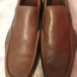 Cole Haan Men’s Brown Leather Slip On Loafer Driving Shoe Moc 8.5M