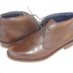 men’s COLE HAAN sz 7.5 dark brown Air Carter Chukka BOOTS