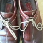 MENS COLE HAAN LACE UP BROWN SIZE 10 NIKE AIR BASE