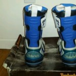 Timberland motorcycle biker  boots new with box blue black white size 9
