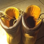 TIMBERLAND BEIGE ANKLE LEATHER BOOTS MENS SIZE 10.5 No Reserve