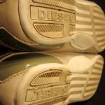 DIESEL * US 12 * KORBIN II Mens Leather Fashion Sneakers