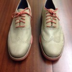 Cole Haan New Wingtip Great Jones Khaki Brick Oxford   $198 8.5