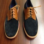 Cole Haan New Wingtip Great Jones Black Tan Oxford   $198 8.5