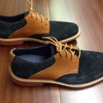 Cole Haan New Wingtip Great Jones Black Tan Oxford   $198 8.5
