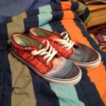 Vans Shoes Blue/White/Orange Size 10.5