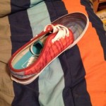 Vans Shoes Blue/White/Orange Size 10.5