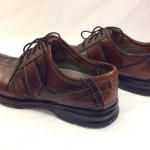 CLARKS “Touareg” Brown Burnished Leather Mens Oxford Shoes Sz 14 M