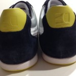 NIB HUGO BOSS Orange Vintage Casual Silvans Mens Sneakers Open Blue US Size 9 M