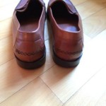 Cole Haan Men’s Tan Leather Penny Loafers, 11M