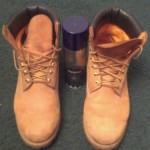 Mens WHEAT TIMBERLAND BOOTS with can of Ultra Protector Waterproofer Size 10.5