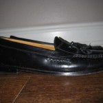 Cole Haan Pinch Tassel Oxfords Loafers Black Sz 11.5 B EUC