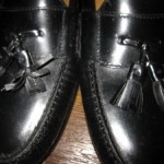 Cole Haan Pinch Tassel Oxfords Loafers Black Sz 11.5 B EUC