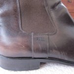 Hugo Boss dark brown leather mens jodhpur leather 7.5 ankle dress pull on