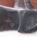 Hugo Boss dark brown leather mens jodhpur leather 7.5 ankle dress pull on