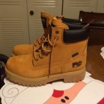 New Timberland Pro 65030 Men’s Work Boots Soft Toe  Beige Size 9 Medium