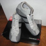 NIB MEN’S DIESEL WOLF HI TOP LEATHER TRAINERS  US 10 M