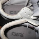 NIB MEN’S DIESEL WOLF HI TOP LEATHER TRAINERS  US 10 M