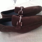 Men’s Pre Owned Cole Haan Brown Suede Size 8.5M Driving Loafer
