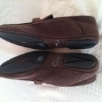 Men’s Pre Owned Cole Haan Brown Suede Size 8.5M Driving Loafer