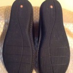 CLARKS Unstructured Men’s Black Leather Slip On Shoes Size 14M