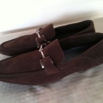 Men’s Pre Owned Cole Haan Brown Suede Size 8.5M Driving Loafer