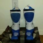 Timberland motorcycle biker  boots new with box blue black white size 9