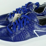 $120 NWT DIESEL FASHION ATHLETIC MINDY WOMENS BLUE LEATHER SNEAKER SHOES size 8