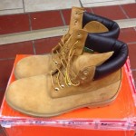 Mens Timberland 6 Inch Boot Size 8 With Tag Brown Wheat Original