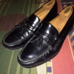 Cole Haan Tassels Black Leather Men’s Slip On Penny Loafers  Size 13 M