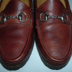 COLE HAAN Horsebit Loafers made in ITALY 9 M Brown Pebble-grain Leather Slip-on