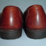 COLE HAAN Horsebit Loafers made in ITALY 9 M Brown Pebble-grain Leather Slip-on