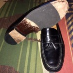 Cole Haan Tassels Black Leather Men’s Slip On Penny Loafers  Size 13 M