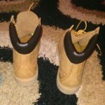 Timberland construction boots