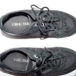 Mens Diesel Lawndale Black Gray Shoes Sneakers Size 10 M